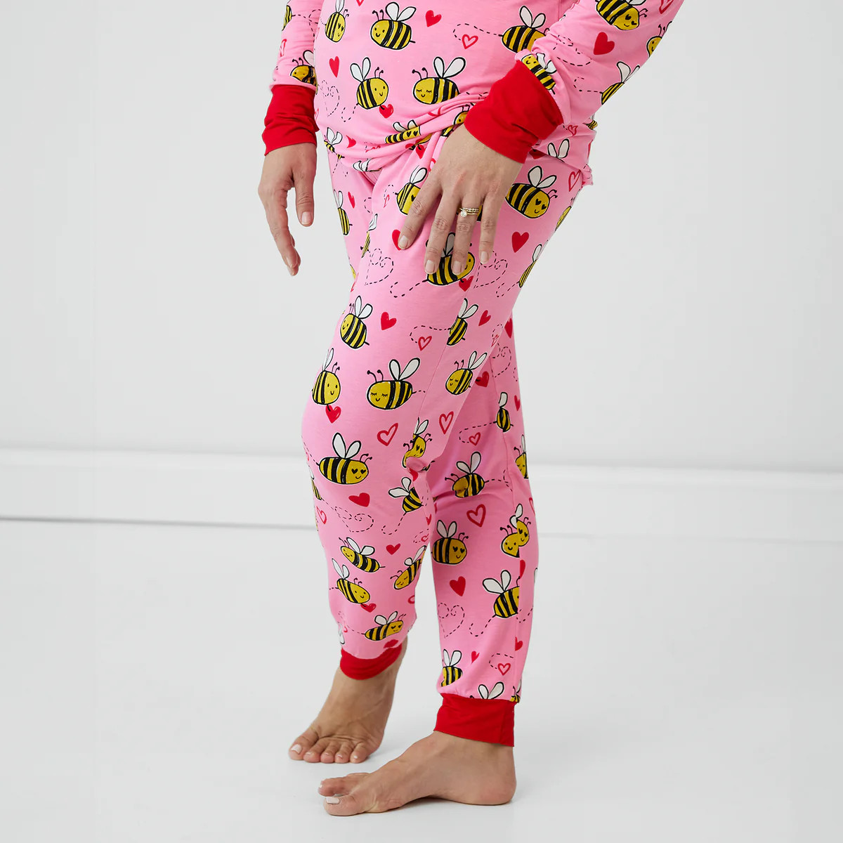 Pink Bee Mine Women's Pajama Pants | Little Sleepies