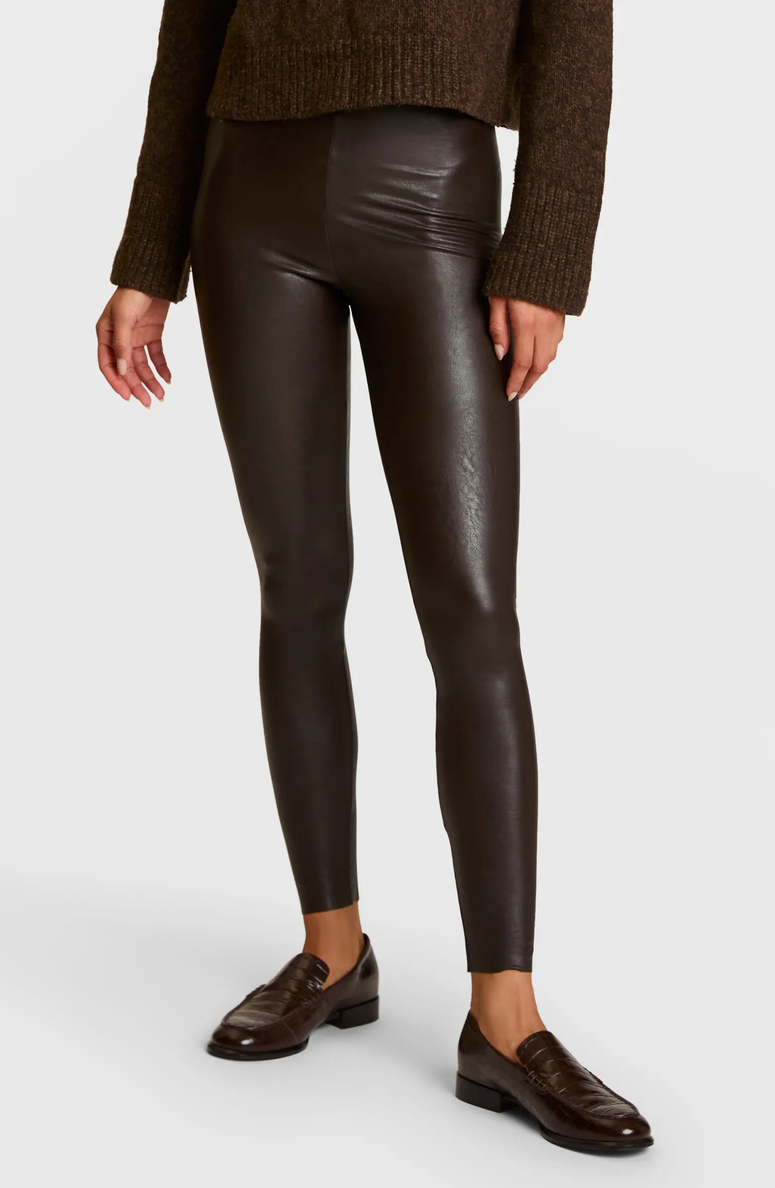 Control Top Faux Leather Leggings | Nordstrom