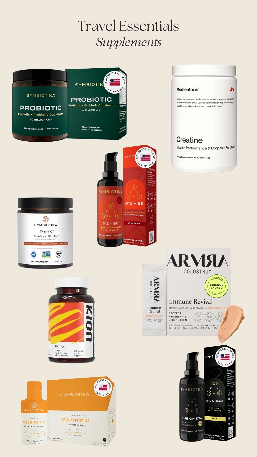 My go to supplements that I always take with me when traveling! 

#LTKActive #LTKTravel #LTKFindsUnder100