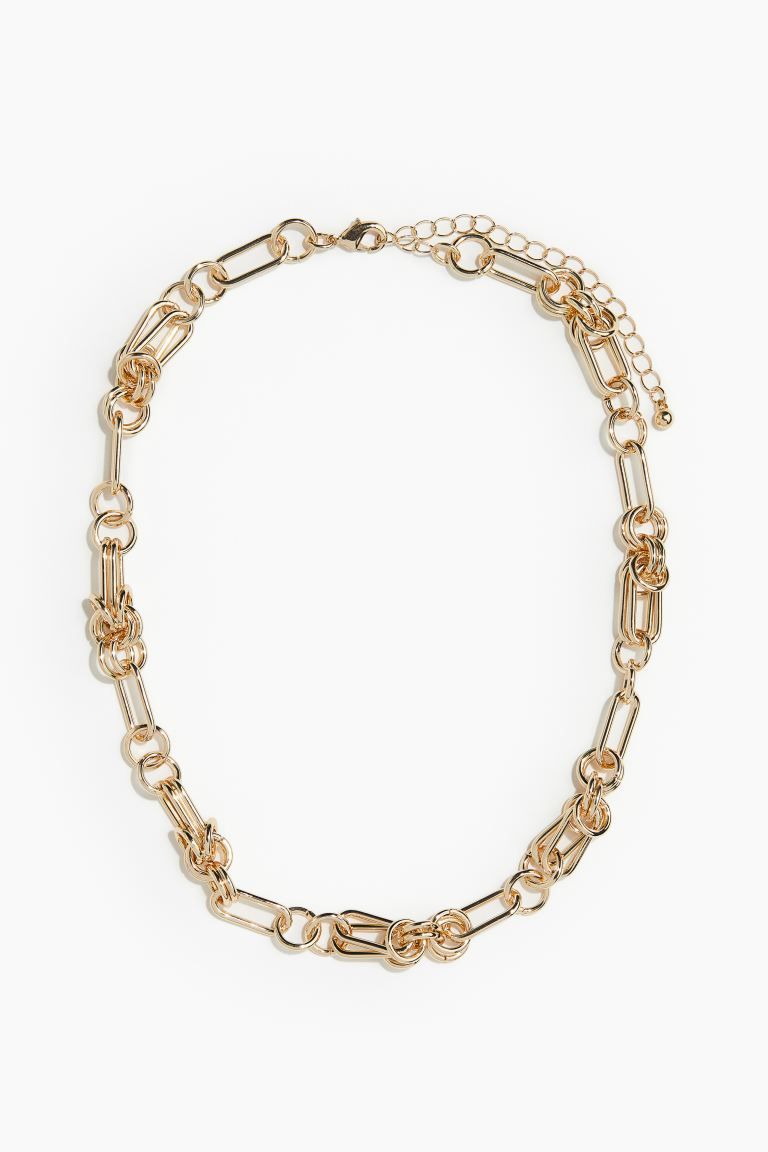 Linked-ring Necklace - Gold-colored - Ladies | H&M US | H&M (US + CA)