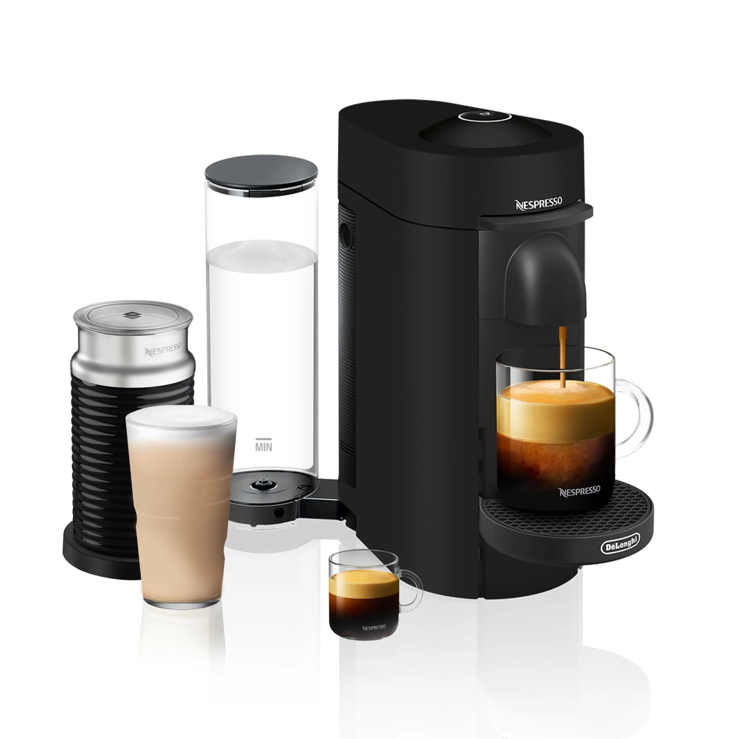 Nespresso VertuoPlus Automatic Espresso Machine with Drip Tray ( Black Matte ) | ENV150BMAE | Lowe's