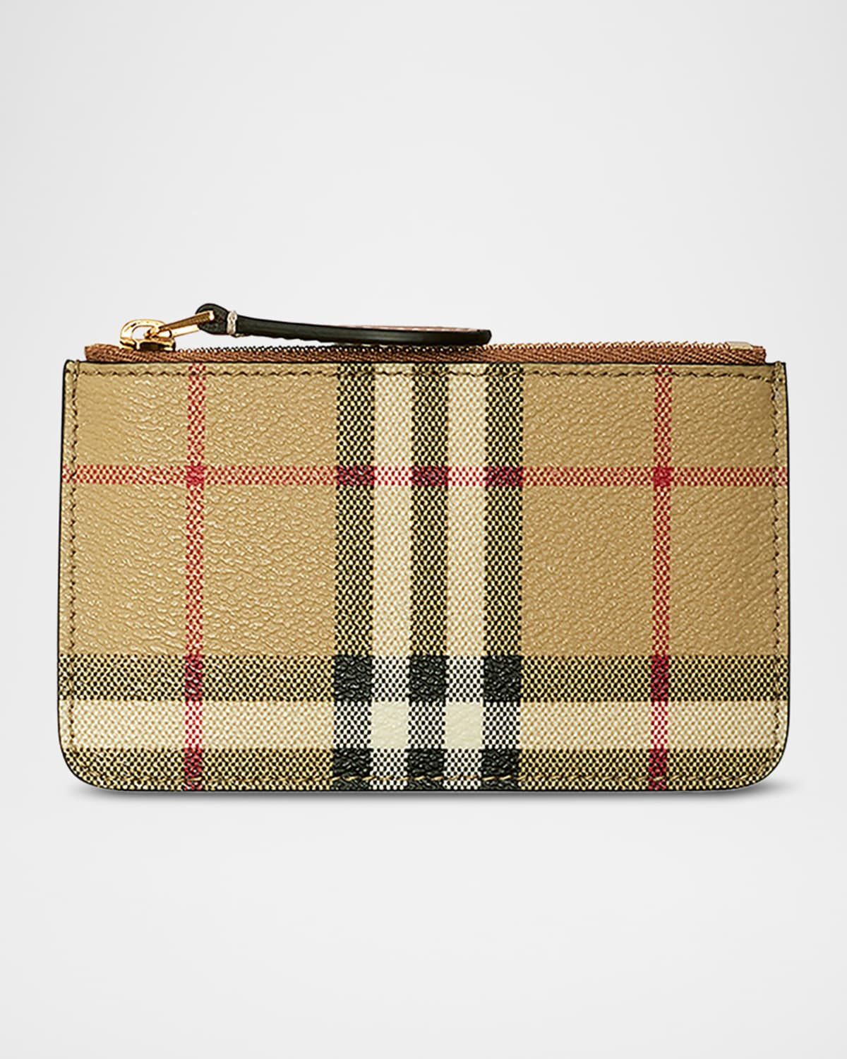 Kelbrook Check Leather Coin Case | Neiman Marcus