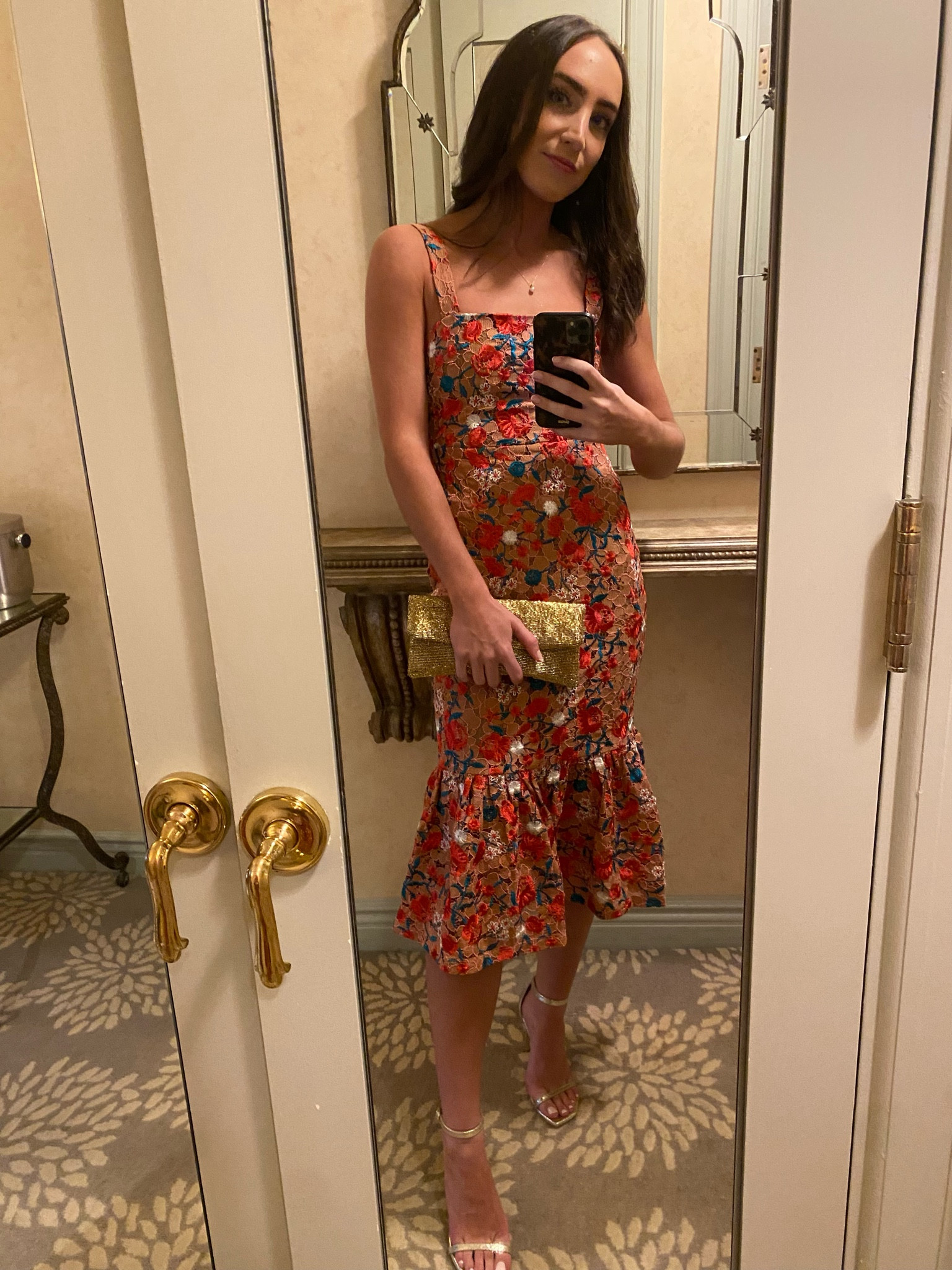 Obsessed with the flare at the bottom of this textured wedding guest dress

#LTKWedding
