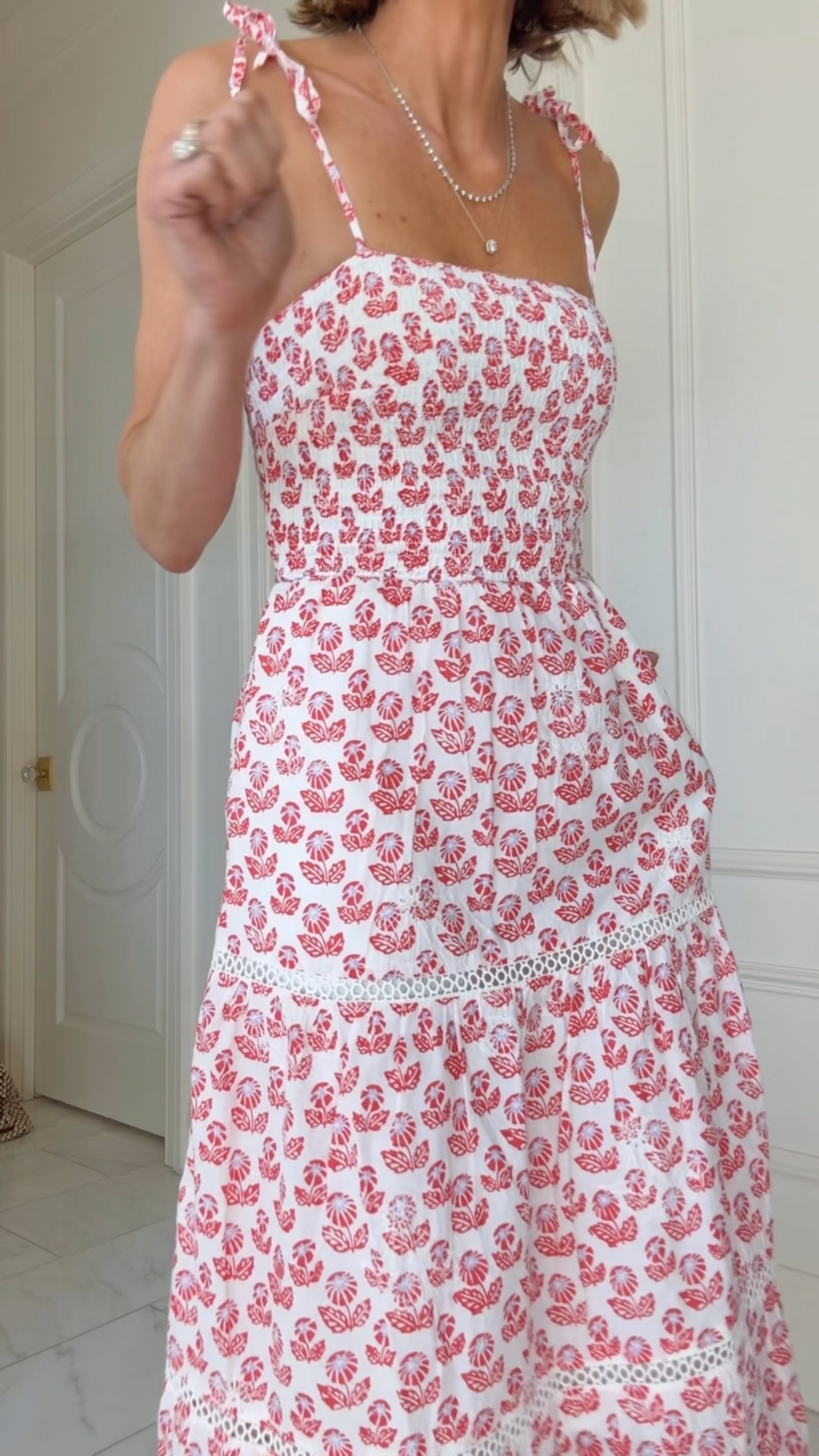 @targets new Roller rabbit collection is so good! All my favorites here including this gorgeous spring dress - fit tts wearing size small. #ad #targetcreator #targetpartner