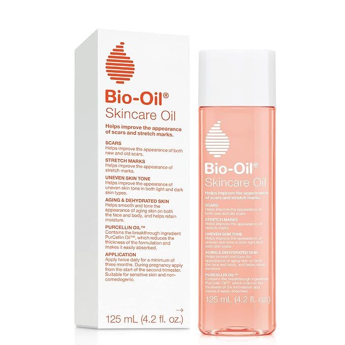 Bio-Oil Skincare Body Oil, Serum for Scars and Stretchmarks, Face Moisturizer Dry Skin, Non-Greas... | Amazon (US)