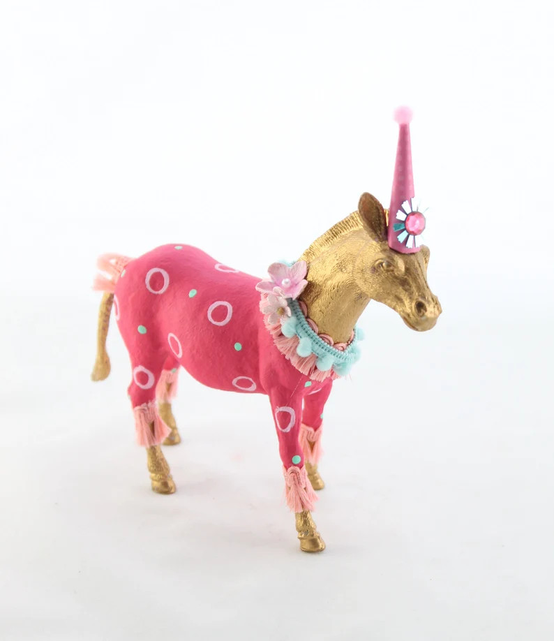 Gold Zebra -cake topper, circus, and birthday decor | Etsy (US)