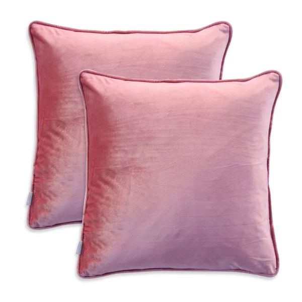 Kristy Square Velvet Pillow Cover & Insert (Set of 2) | Wayfair North America