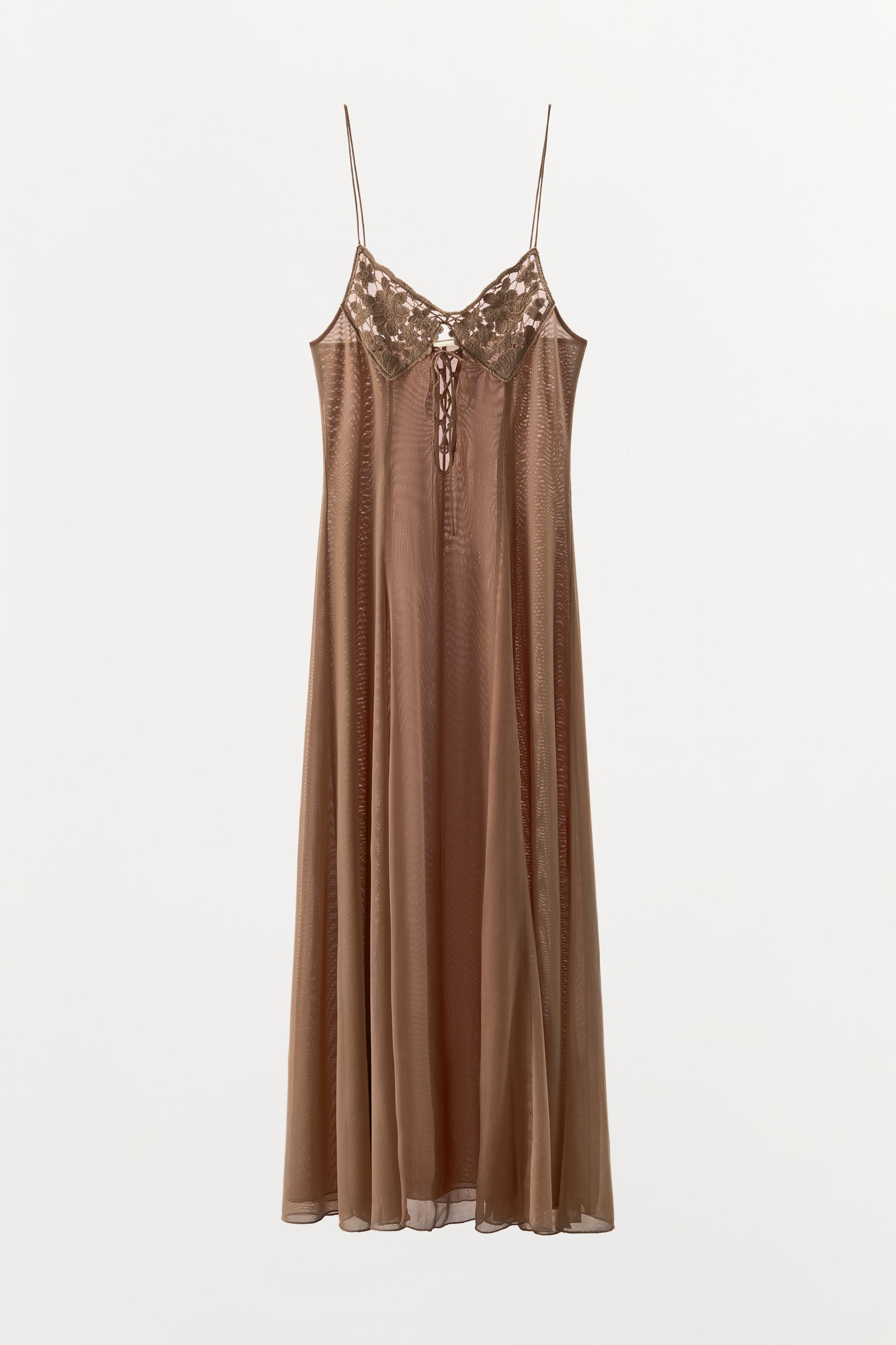 COMBINED CROCHET DRESS | Zara UK