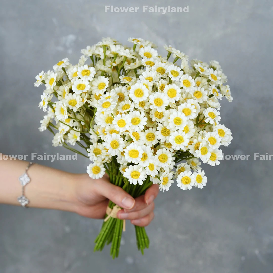 60 Heads Faux Chamomile Bundle  Artificial Flower  - Etsy | Etsy (US)