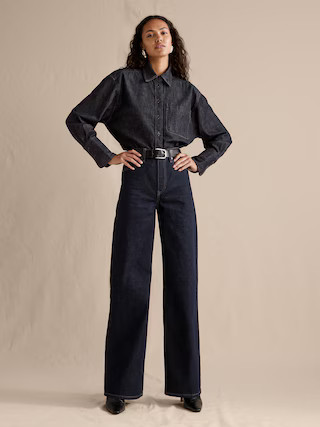 The Icon Classic Wide-Leg Jean | Banana Republic | Banana Republic (US)