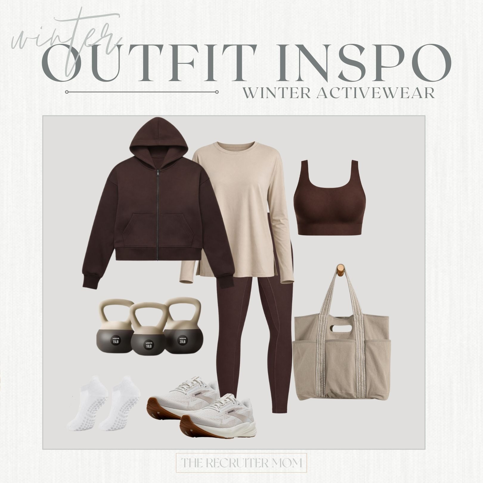 Casual winter activewear with a zip hoodie, leggings, and sneakers. Comfortable and easy for everyday wear. 

 

#LTKSeasonal #LTKActive #LTKOver40