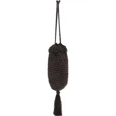 MANGO Beaded Handbag in Chocolate at Nordstrom | Nordstrom