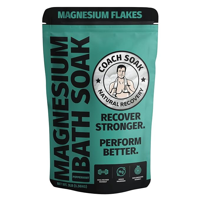 Coach Soak Recovery Bath Soak - Alternative to Epsom Salt Bath Soak - Fast-Absorbing Pure Magnesi... | Amazon (US)