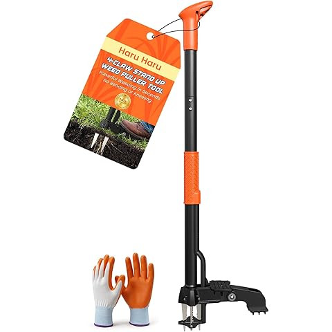 Fiskars Stand-Up Weed Puller Tool, 4 Serrated Stainless Steel Claws Grip Roots for Permanent Remo... | Amazon (US)