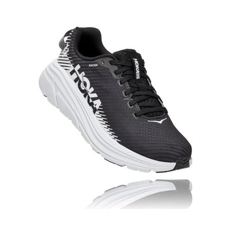 HOKA ONE ONE Womens Rincon 2 Mesh Black White Trainers 10.5 US | Walmart (US)