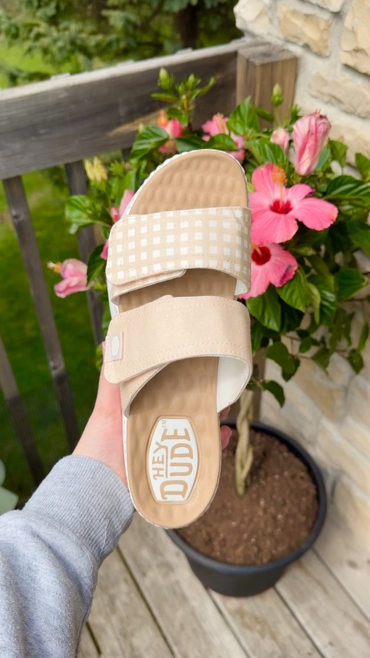 The trendiest summer sandals by Hey Dude! ☀️

I am in love with these tan gingham patterned platform sandals! I will be wearing these all summer long🤩 They are so comfortable too!

~ summer shoes, summer outfit ideas, women’s outfit inspiration, cute sandals, comfortable shoes, outfit inspo, ootd, summer clothes, teenage girl fashion, college girl outfit

#LTKSeasonal