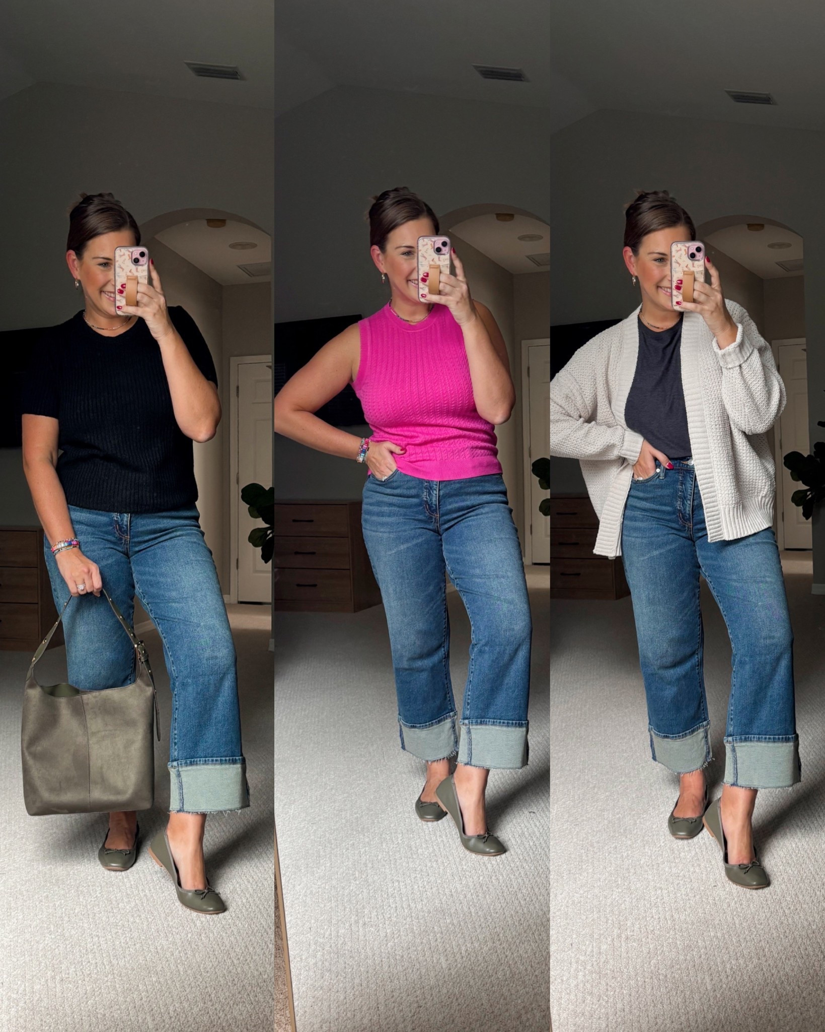 In love with these jeans and tops! Great elevated basics & easy to layer 🤩

TTS- medium 
Jeans- size 10

#LTKMidsize #LTKStyleTip #LTKFindsUnder50
