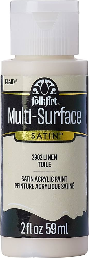 FolkArt Multisurface Acrylic Paint, 2 oz, Linen 2 Fl Oz | Amazon (US)