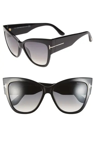 Anoushka 57mm Gradient Cat Eye Sunglasses | Nordstrom