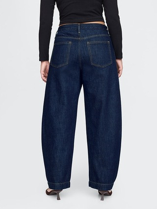 High Rise Barrel Jeans | Gap (US)