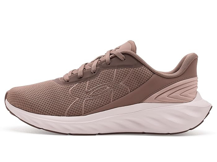 Under Armour Ascend Big Logo Running Shoes Women's Running Shoes Downpour Gray/Blue Wind/Blue Wind: 9 B - Medium | Zappos.com