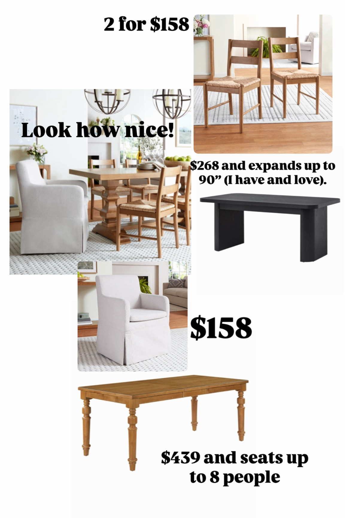 Dining room inspo for great prices! 

#LTKMothersDay #LTKHome