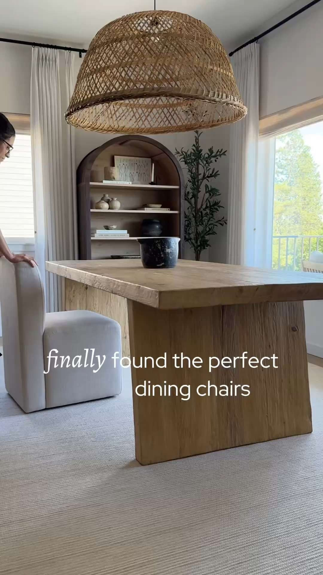 I’ve been searching forever for the right dining chairs, and these checked every box—neutral tone, comfortable seat, and a gorgeous, sculptural shape that works perfectly in an organic modern home. These Amazon finds blend so seamlessly with minimalist neutral home decor ideas, especially if you love earthy modern textures. 

 #LTKHome