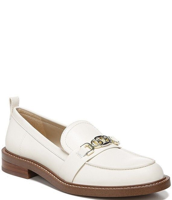 Christy Leather Chain Slip-On Loafers | Dillard's