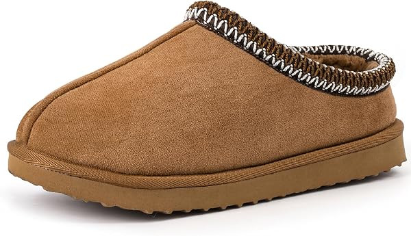 Hausschuhe Damen Mules Lammfell Warm Rutschfest Indoor Outdoor | Amazon (DE)