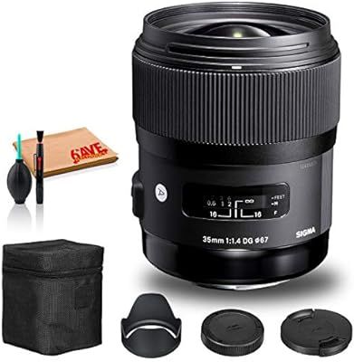 Sigma 35mm f/1.4 DG HSM Art Lens for Canon EF Standard Kit | Amazon (US)