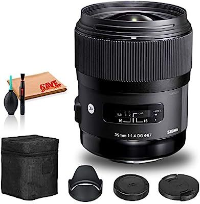 Sigma 35mm f/1.4 DG HSM Art Lens for Canon EF Standard Kit | Amazon (US)