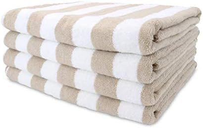 Arkwright Oversized Beach Towels (30x70, 4-Pack), Ringspun Cotton Double Yarn Strength, Perfect B... | Amazon (US)