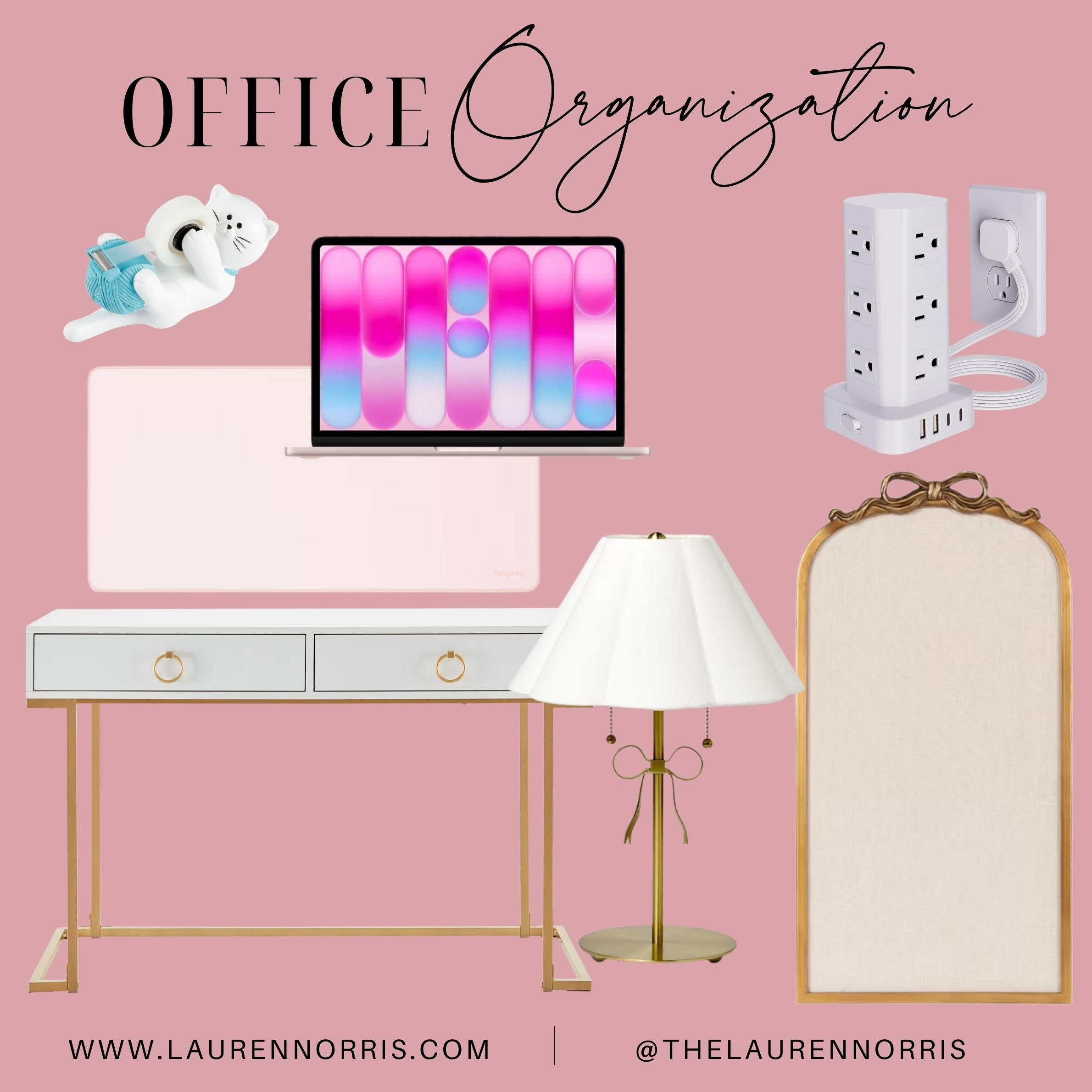 Some cute office organization that I'm loving! 

 