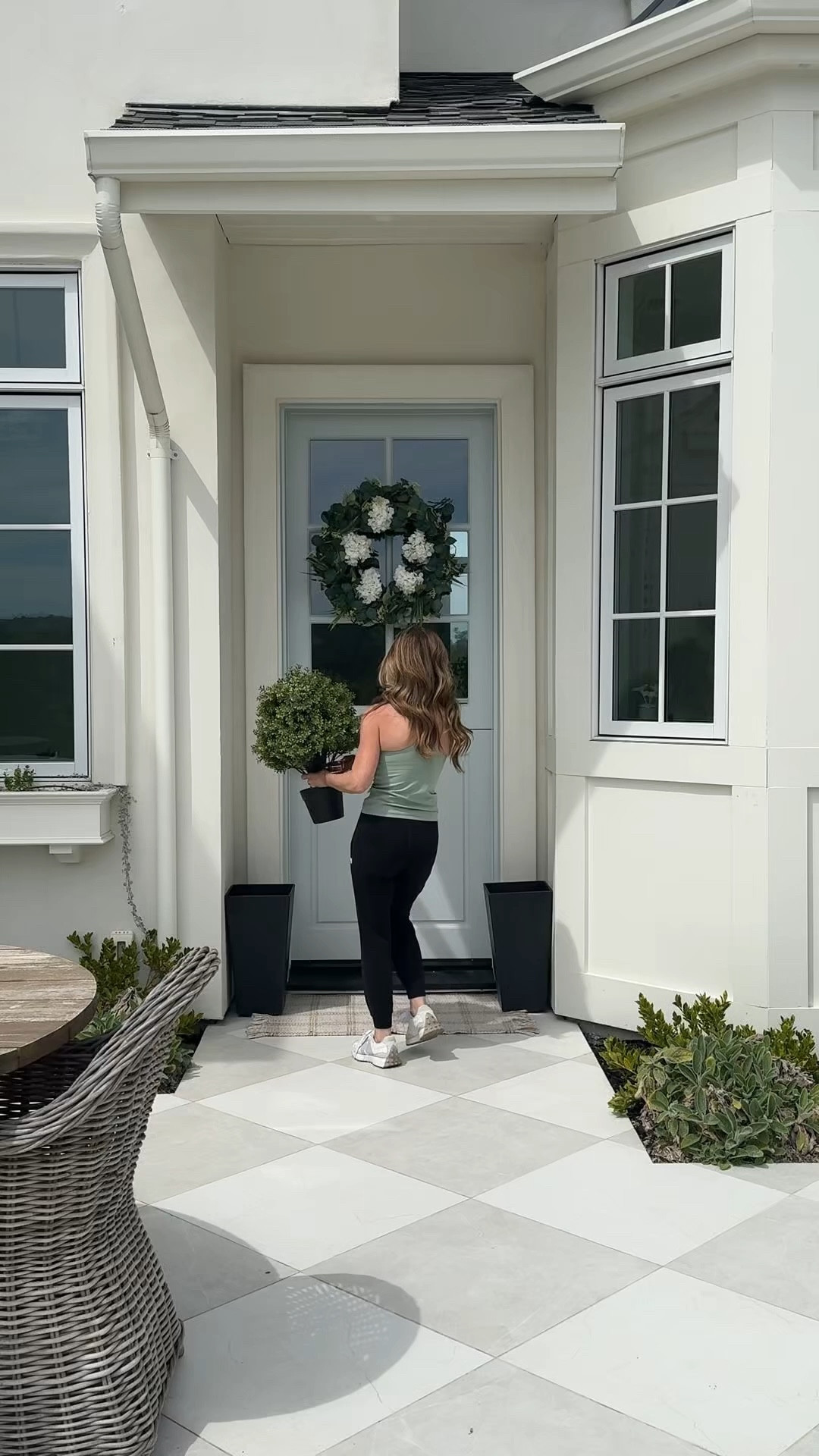 Love this beautiful hydrangea wreath!  And these faux boxwoods are the most realistic I have seen!  And I’m picky!  From outdoor wreaths to furniture, @wayfair is always my go to for all of our outdoor living! #ad

#wishyouwerehere #outdoor #Wayfair #WayfairPartner 

shop.ltk #liketkit liketk.it

#LTKSaleAlert #LTKSeasonal #LTKHome