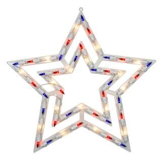 17" July 4th Patriotic Star Window Silhouette Decoration | Michaels | Michaels Stores