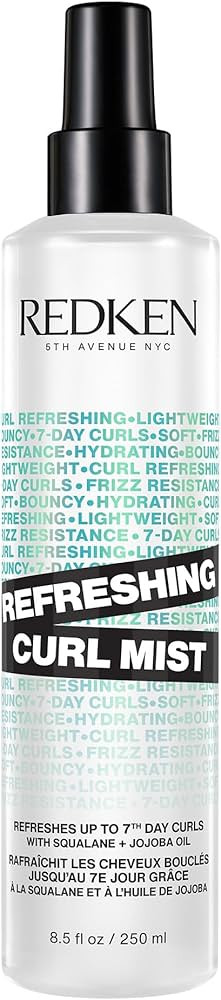 Redken Hair Spray, Silicone-free Refreshing Curl Mist, Curl Refresher Spray with Jojoba Oil, Ligh... | Amazon (CA)
