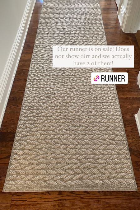Our performance runner is on sale! We have two of them and we love them!! Does not show dirt and easy to clean up any mess! 

#LTKunder100 #LTKsalealert #LTKhome