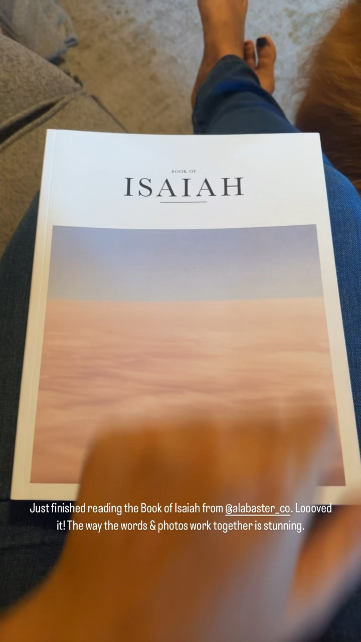 The book of Isaiah from the Bible by Alabaster Co is a beautiful work of art. 

#LTKSaleAlert #LTKVideo #LTKHome