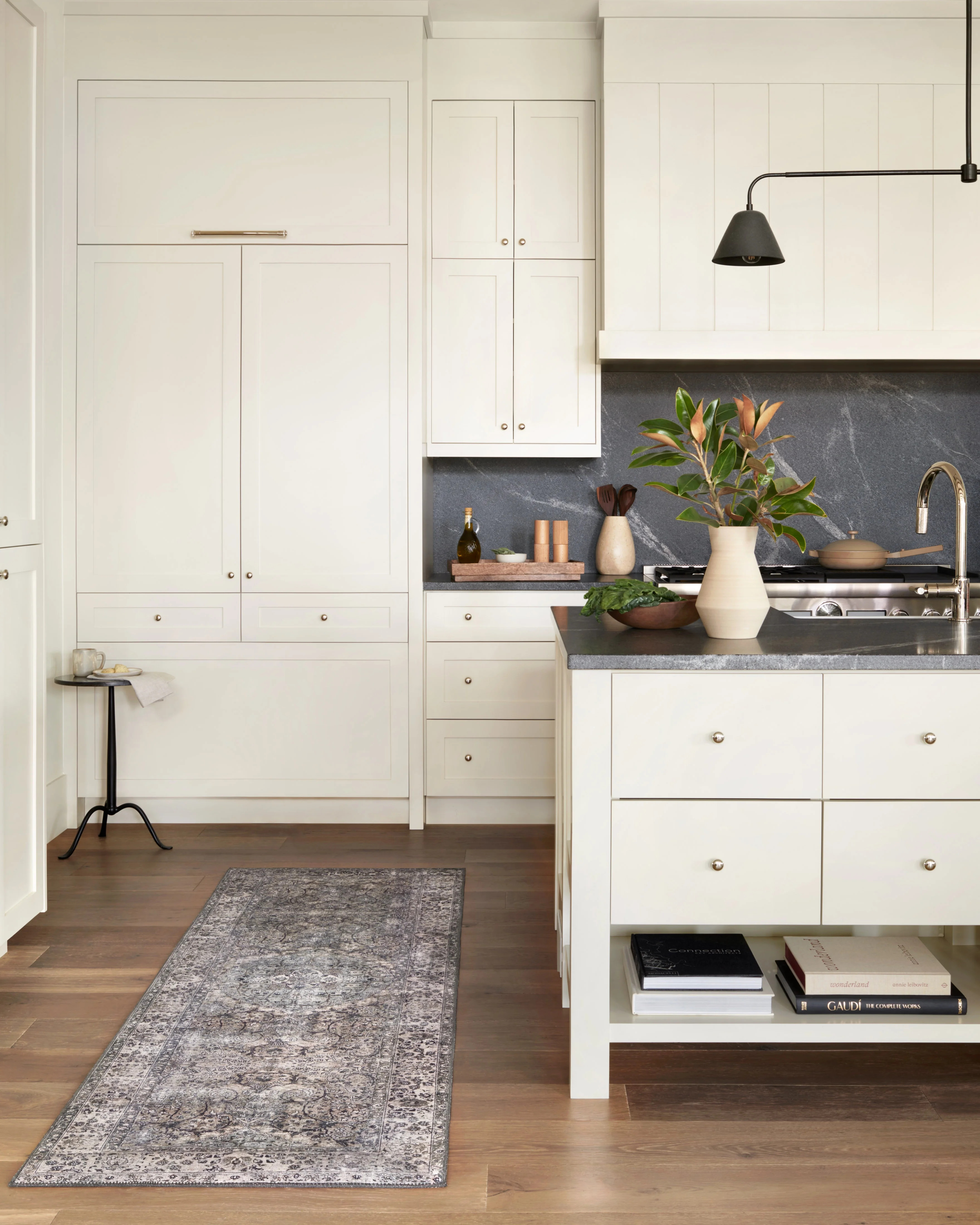 Loloi II Layla Printed Oriental Distressed Taupe / Stone Area Rug | Walmart (US)