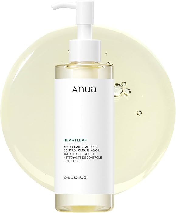 Anua Heartleaf Pore Control Cleansing Oil, Oil Cleanser for Face, Makeup Blackhead Remover, Korea... | Amazon (US)