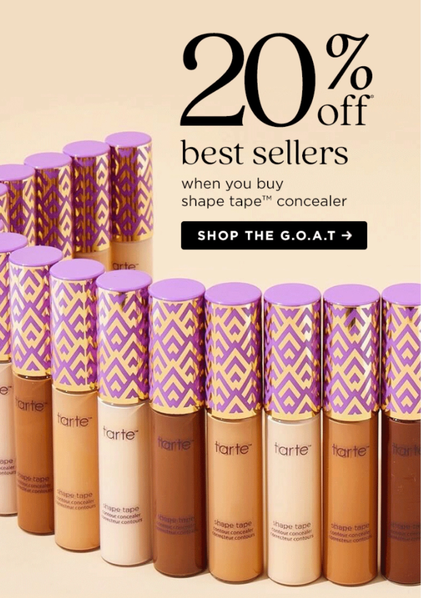 International Shape Tape™ Day // Tarte Shape Tape Concealer // from Thursday, 1/12 – Saturday, 1/14, you can use the code SHAPETAPE to get 20% off everything on tarte.com when you buy a full-size shape tape // beauty // makeup 

#LTKFind #LTKbeauty #LTKsalealert