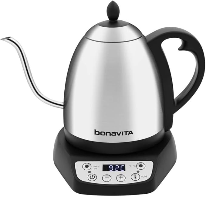 Bonavita 1L Digital Variable Temperature Gooseneck Electric Kettle for Coffee Brew and Tea Precis... | Amazon (US)