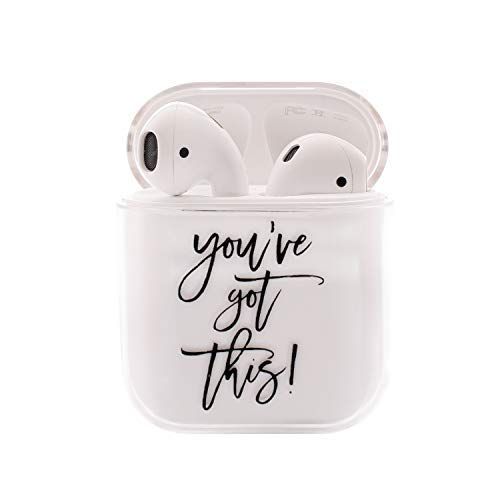 Airpods Case, Clear Cute Smooth Airpods Case Cover for Apple AirPods, You've Got This (You've got... | Amazon (US)