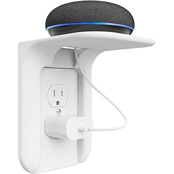 WALI Outlet Shelf Wall Holder, Bathroom Shelf up to 10lbs Standard Vertical Duplex Wall Organizer... | Amazon (US)