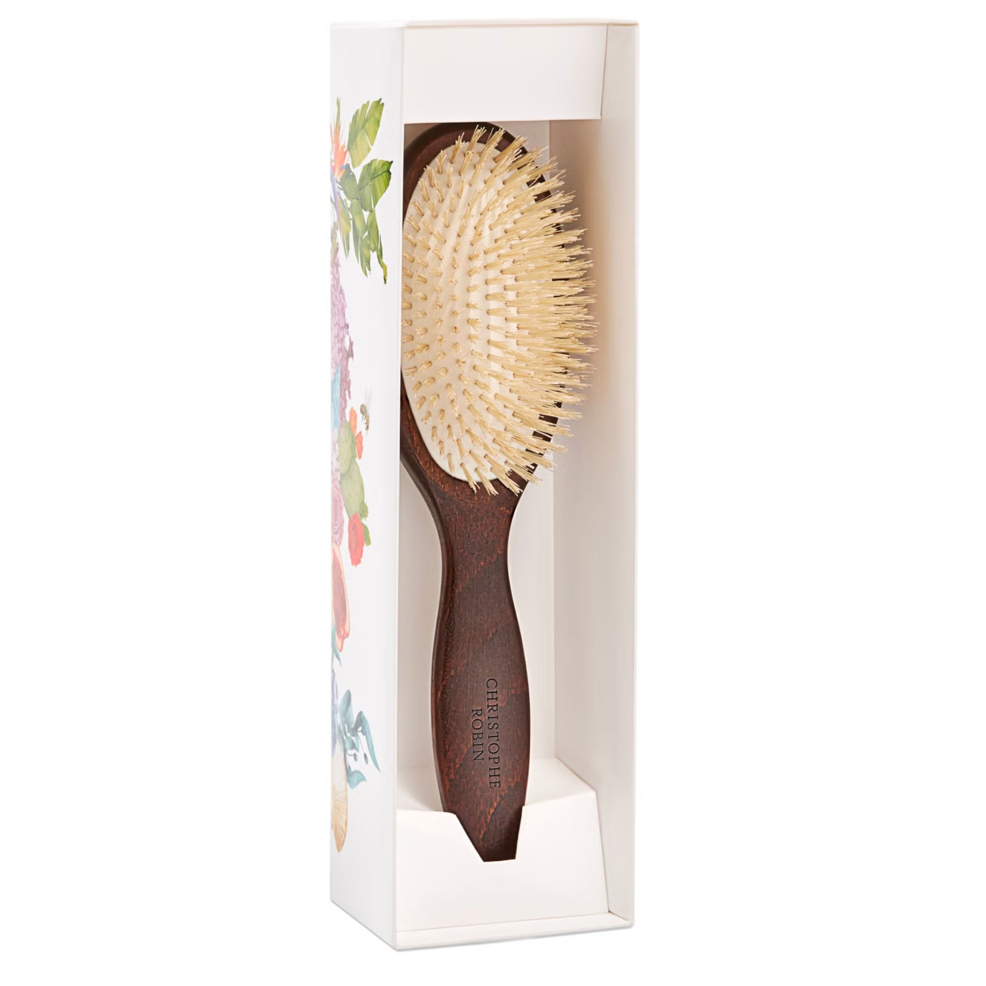 Christophe Robin Detangling Hairbrush with Natural Boar-Bristle and Wood | Look Fantastic (UK)