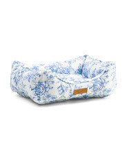 Cotton Blend Butterfly Printed Cuddler Pet Bed | Marshalls