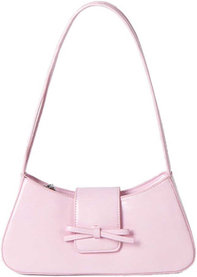 KAMEILONG Trendy Red Shoulder Bag for Women Patent Leather Hobo Handbags Y2K Purses Clutch Bag Cu... | Amazon (US)