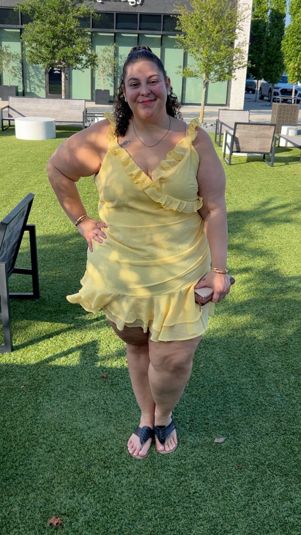Date night in this cute buttery yellow dress perfect for a summer night out or a cute brunch date💕


Plus size date night outfit, cute dress, summer plus size outfit , dresses for curvy girls, summer outfit , sundress , ruffles , 

#LTKPlusSize #LTKFindsUnder50 #LTKMidsize
