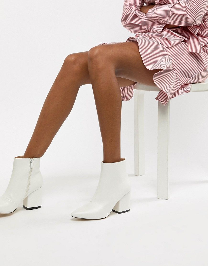 RAID Kola White Ankle Boots - White | ASOS US