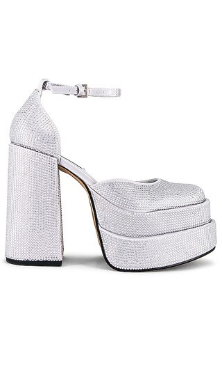 Charlize Heel in Rhinestone | Revolve Clothing (Global)